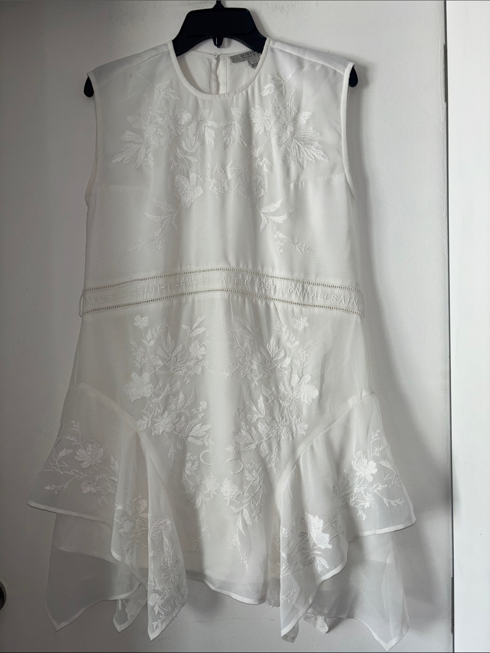 All Saints White Mini Dress